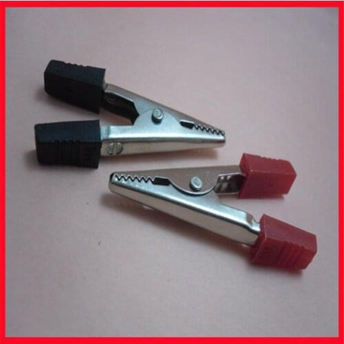 Pure copper chrome plated copper alligator clip test clip battery clip one price