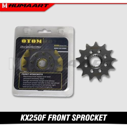 HUMAART Dirt Bike Front Sprocket Set 13 T for KX250F 2006 2007 2008 2009 2010 2011 2012 2013 2014 2015 2016 MX Enduro