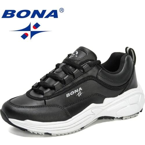 BONA 2021 New Designers Wedges Tennis Sneakers Women Vulcanize Running Sport Shoes Ladies Jogging Footwear Trainers Zapatillas