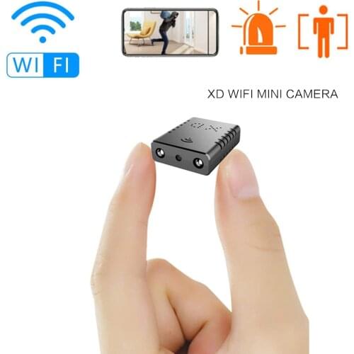 Smallest HD 1080P Wifi XD Mini Camcorder Night Vision Micro Camera Motion Detection DV DVR Security Camera Support 128GB TF Card