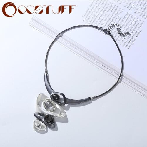 Fashion Neck Chokers Necklace with Silver Color Pendant Trend Collar Suspension Chains Accessories Aesthetic Jewelry for Women