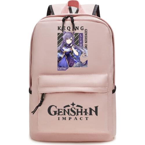 Genshin - Men Women Cartoon Travel Backpack Anime School Bag Oxford for Back to School backpack