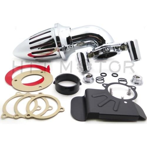 Aftermarket motorcycle parts for Harley-Davidson Dyna Electra Glide FLHX Road King Air Cleaner intake for 2008-2012 CHROME