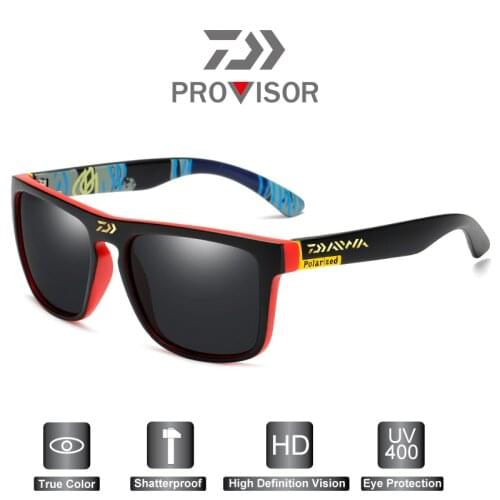 New Daiwa Fishing Sunglasses Mens Outdoor Mountaineering Retro Cycling Sunglasses Sea Fishing Windproof Sunglasses