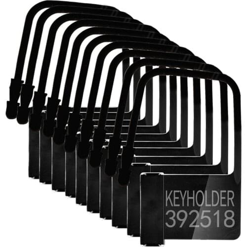 Plastic Disposable Locking With Serial Number Plastic Locking Pieces Cards Cock Cage Penis Lock never repeat Numbers Keyholder