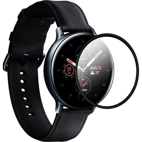 Polymer watch film for Samsung Galaxy Watch Active 2 44mm 40mm gear S3 frontier 46mm 42mm S2 Screen Protector HD Anti-Bubble