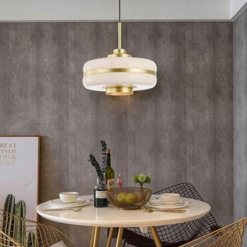 Nordic creative personality living room dining room balcony bedroom bedside chandelier modern glass art dining table bar lamp