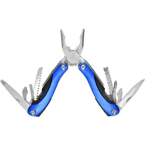 Outdoor Multi-Function Pliers Stainless Multi Tools Pocket Plier with Can Opener Ruler Blade Screwdriver for Camping Hiking