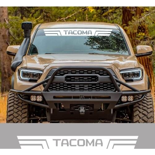 For Toyota Tacoma Pickup Front Windshield Stickers Truck Vinyl Graphics Custom Logo Covers Car Decor Decals Auto Accessories