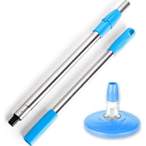 Spin Mop Replacement Heads 304 Stainless Steel Spin Mop Pole Handle Replacement Home Office Floor Cleaning Scraper Tool Kit