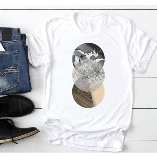 Women Short Sleeve New Style Beach Travel Fashion Cartoon Summer Lady Print Tee Graphic T Top Female Tshirts Clothes T-Shirt