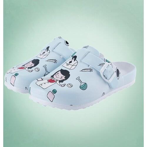 1 Pair Nursing Shoes for Women Garden Shoes Waterproof Platform Slippers Sandals Nurse Clogs Slip Resistant Work Chef Shoes