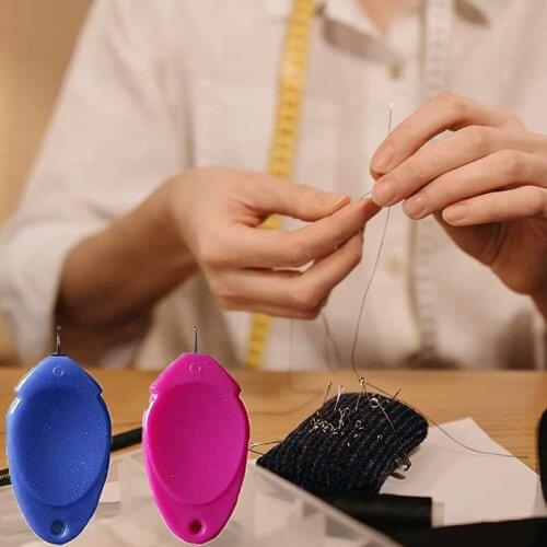 10pcs DIY Threader Random Color Elderly Guide Needle Easy Device Automatic Thread Sewing Tools Handmade Sewing Accessories