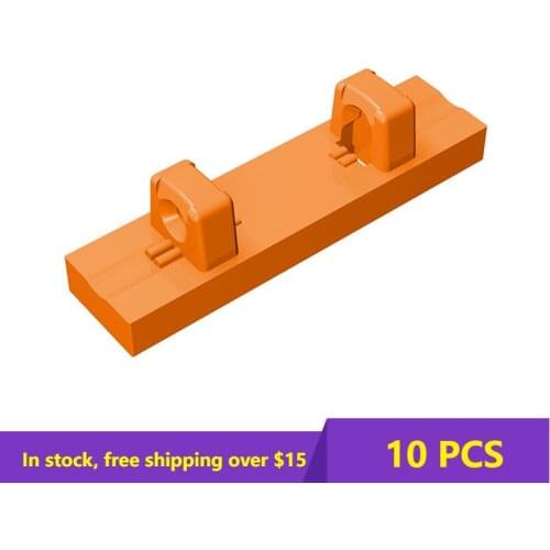 10PCS MOC Bricks Compatible for 95120 Hinge Tile 1 X 4 for Building Blocks Parts DIY Educational High-Tech Parts Toys