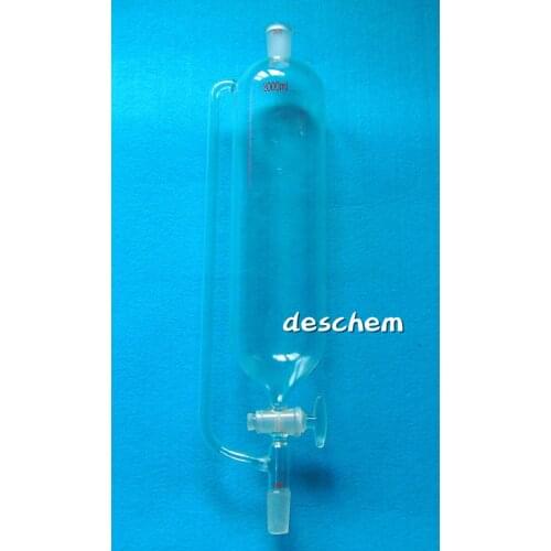 2000ml,24/40,Pressure Equalizing Funnel,2 Litre,Glass Stopcock,Lab Glassware