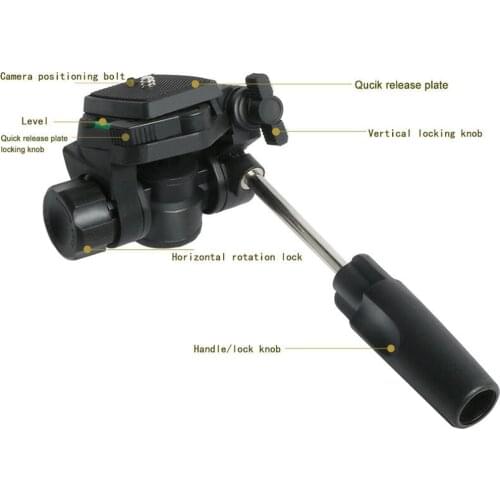 3 Way Photo Camera Ball Head For SLR Digital Micro DV Mobile Phone Camera