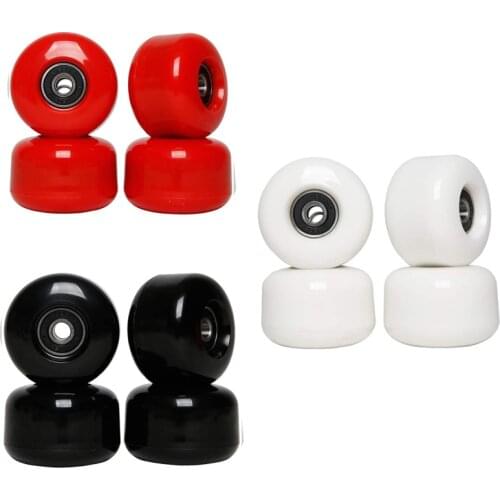 4pcs/Set 54mmx36mm Skate Double Warp Plate Skateboard Wheels 95A Durable PU Pro Longboard Cruiser Accessories