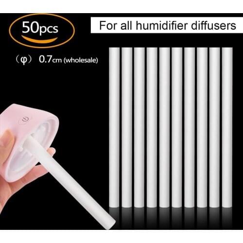 50Pcs Replacement Humidifier Filter Cotton Sponge Stick Filter for Room Humidifier USB Air Aroma Diffusers Mist Maker Wholesale