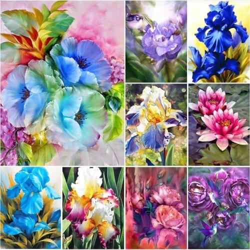 5D DIY Diamond Painting Flower Rhinestones Diamond Embroidery Art Picture Mosaic Square/Round Embroidery Home Decoration Gift