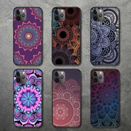 Mandala Paisley Phone Case for iPhone 12 11 mini pro XS MAX 8 7 6 6S Plus X 5S SE 2020 XR