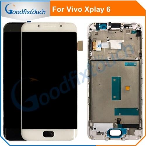 For Vivo Xplay 6 Xplay6 LCD Display Touch Screen Digitizer Assembly With Frame For Vivo X Play 6 Repair Parts