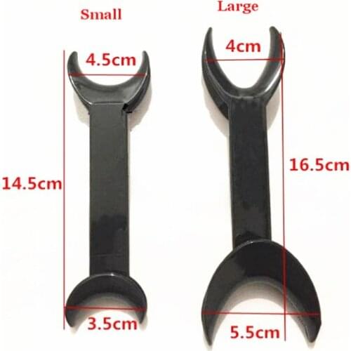 Double Head T-Shape Dental Intraoral Cheek Lip Retractor Teeth Mouth Opener Black Dental Orthodontic Materials