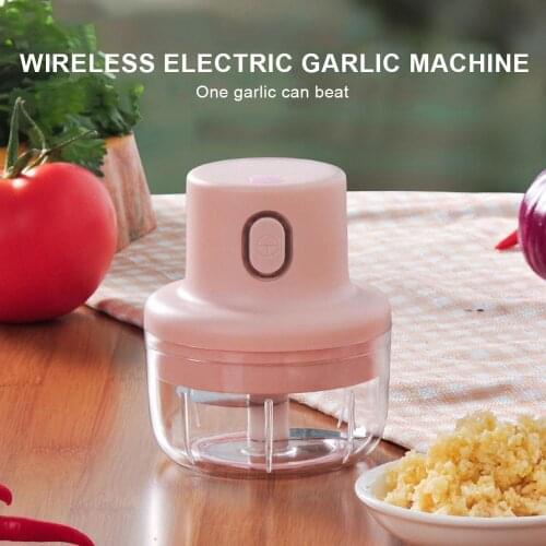 Electric Food Chopper Garlic Press Manual Garlic Crusher Kitchen Garlic Puller Cutter Meat Fruit Vegetable Chopper Accessories