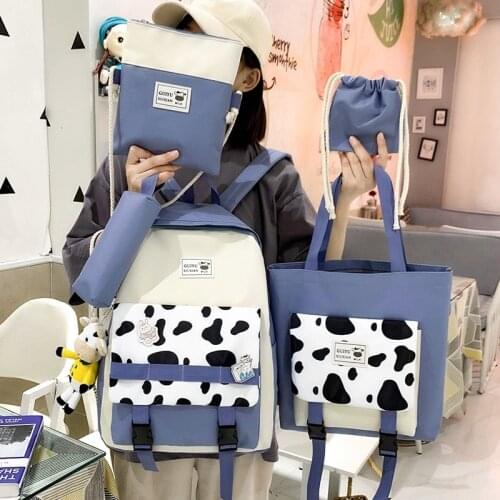 Kawaii Cute Womens Backpack Books Bag School Bags For Teenagers Girls Childrens School Backpack teens mochilas