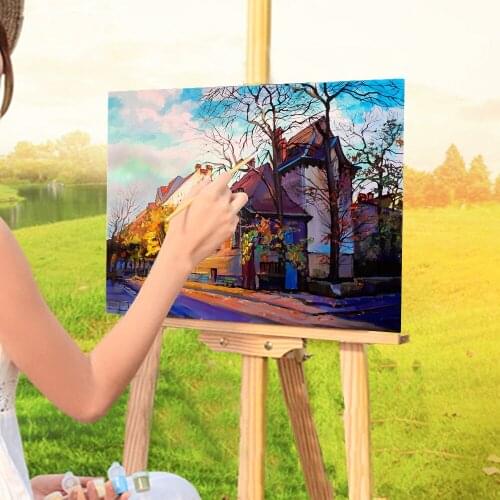 Landscape Lviv DIY Painting By Numbers Kit Acrylic Paints 50*70 Canvas Painting Wall Decoration Crafts For Adults Handicraft