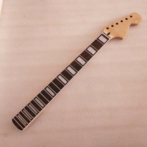 New 22 frets electric guitar parts Guitar Neck white block inlay