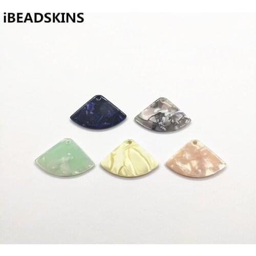 New arrival! 21x32mm acetic acid sector-Shape charm/Connectors for Necklace,Earrings parts,Accessories,hand Made Jewelry DIY