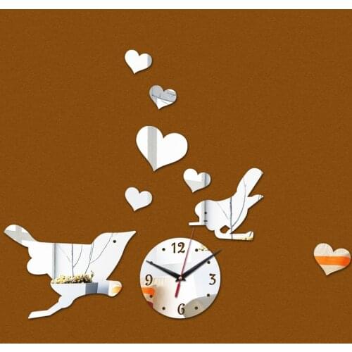 New quartz wall watch acrylic diy clock 3d diy clocks reloj de pared horloge large decorative modern needle