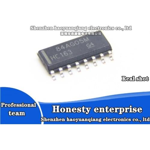 5PCS Genuine original 74HC163D 74HC163 SN74HC163DR SMD SOP-16 digital logic chip