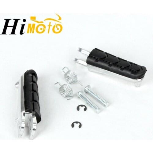 Motorcycle Front Footrets Foot Rests Pegs For Kawasaki Ninja 250 ZX6R ZX7R ZX10R ZX12R For SUZUKI Volusia 800 C50 M50 Boulevard