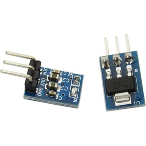 5pcs 50pcs 5V To 3.3V DC-DC Step-Down Power Supply Module AMS1117 800MA Voltage Regulators DC DC Step Down Buck Converter Board