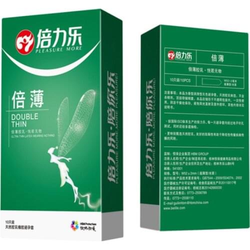 Beilile 10pcs Adult Natural Latex Condom Personal Goods Erotic Adult Products Penis Extender Ultra-thin Condom For Men