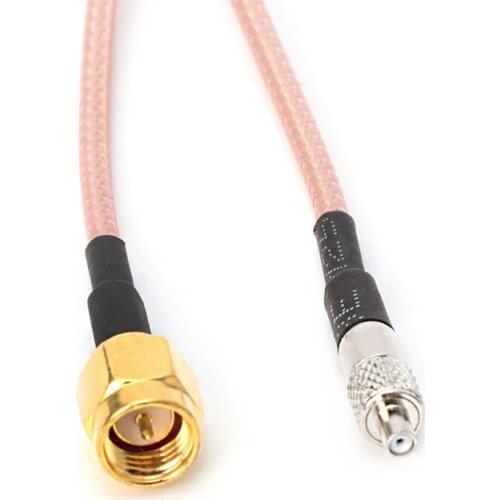 Straight TS9 Female Jack To SMA Male Plug RG316 Coaxial Pigtail Cable Assembly Extension Cables Y98E