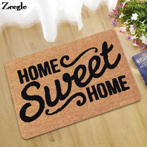 Classic Style Rubber Floor Mat Anti-Slip Hallway Door Mat Kitchen Bathroom Carpet Home Decor Foot Mat Outdoor Doormat