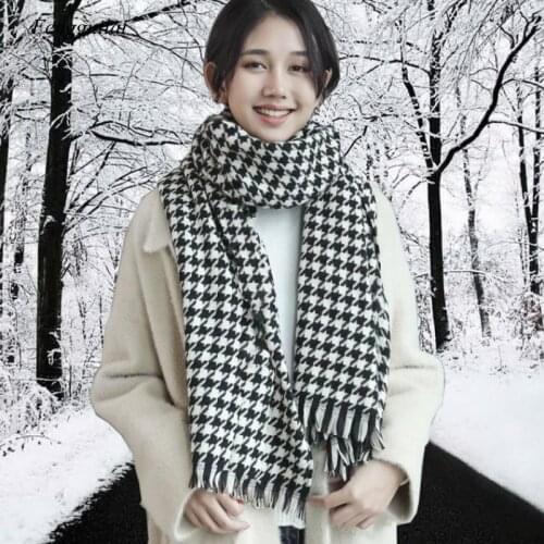 2021 Luxury Cashmere Palid Scarf Women Winter Bandana Warm Pashmina Shawls and Wraps Bufanda Thick Blanket Scarves