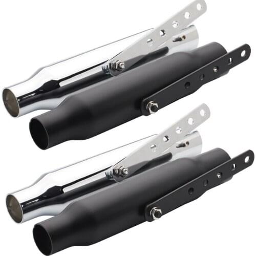 12 inch 32cm Universal Motorcycle Exhaust Pipe Muffler Exhaust Tip Vintage Rear Pipe Tail Tube For Harley/Suzuki/Yamaha