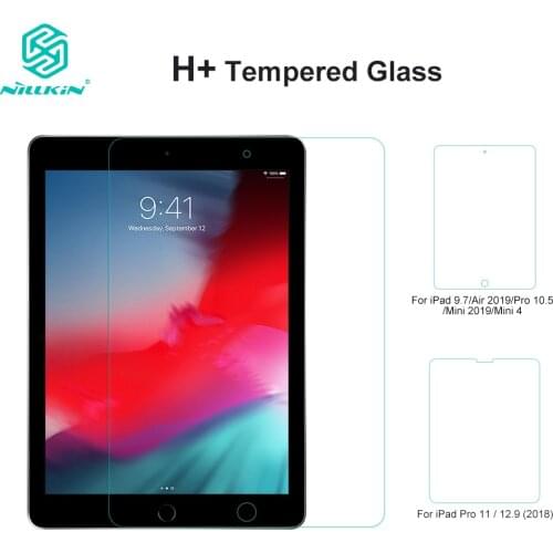 Nillkin H+ Tempered Glass for iPad Air 2019/Pro 10.5 2017/Mini 2019/Mini 4/9.7/Pro 11/Pro 12.9 (2018) Screen Protector 9H