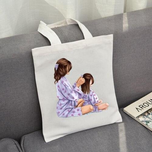 2020 Canvas Tote Bag for Women Women Handbags Eco Reusable Cloth Shopping Bag Casual Student Book Bags Ladies Bag Handbags Plain