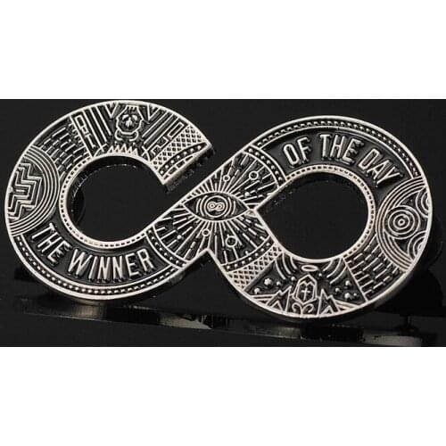 New style design custom 3D badge cheap low price custom metal pin