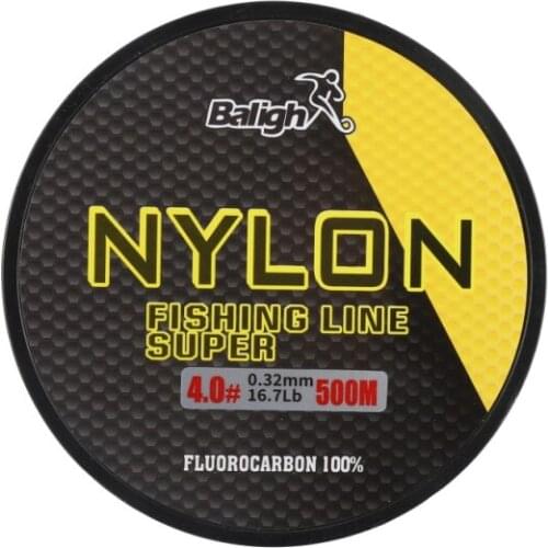 500M Nylon Fishing Line White 8.0# Diameter 0.47mm Pulling Force 35.3lb Super Strong Fising Line Fishing Tools