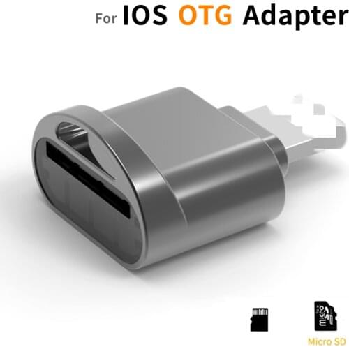OTG Converter for Lightning To Micro SD Adapter 3. 0 for IPhone 7 8 6s Plus 11 Max X XS XR Kit Converter for IOS 13 Memory Card