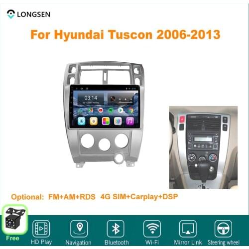 10" Android 10 For Hyundai Tucson 2006,2008,2009,2010,2011,2012,2013 Multimedia Video GPS Navigation Car DVD Player Auto Radio