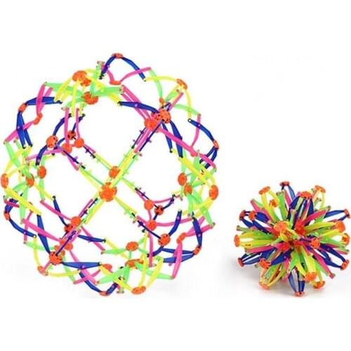 Blossom Ball Expanding Stretching Shrinking Ball Sphere Toy Baby Throwing Ball Funny Decompression Kids Toys Gifts