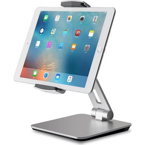 Aluminum alloy Tablet Phone Holder stands for ipad liftable folding adjustable bracket PC stands holder for 4-14 inch tablet AT