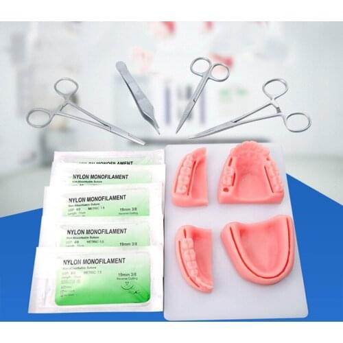 Suture Practice Kit With Simulated Wounds Skin Pad Realistic Skin Pad Complete Suture Tools for Suture Training UY8