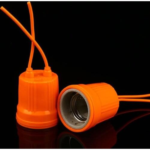 E27 Ceramic Waterproof Holder Base Screw Light Bulb Lamp Socket Flame Retardant Durable Material Safe Non Electric leakage